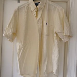 Ralph Lauren Golf Seersucker Tilden Shirt Size L